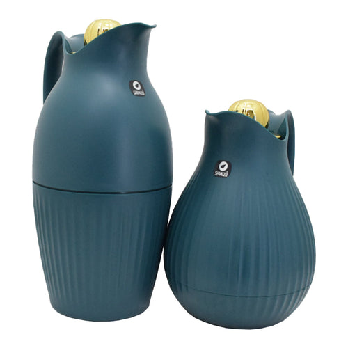 SHIMIZU GREEN GOLD 2PCS NAJIB FLASK - GREEN