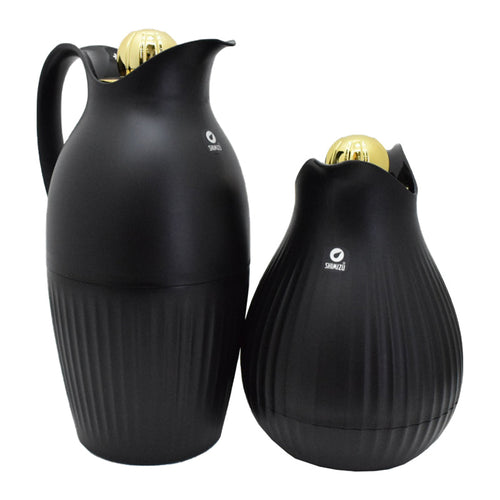 SHIMIZU BLACK GOLD 2PCS NAJIB FLASK - BLACK