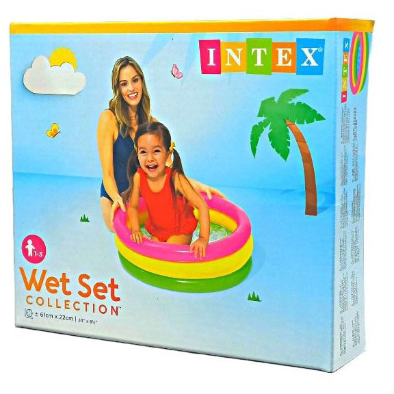 Intex Wet Set – Kids Pool – 24 x 8.5 inch