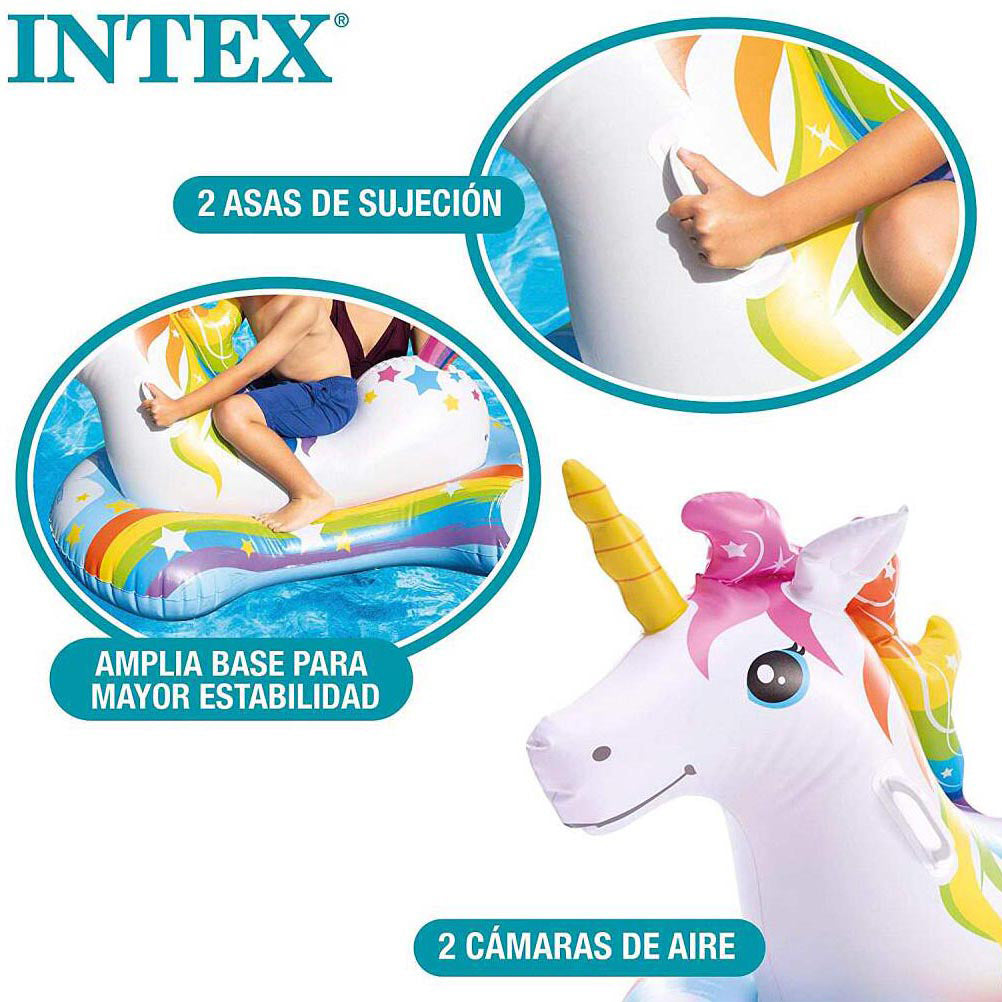 Intex Magical Unicorn Ride-On Inflatable Pool Float ( 64in x 34in )