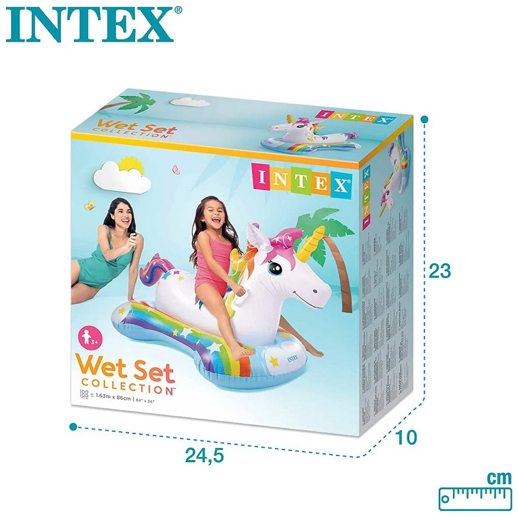 Intex Magical Unicorn Ride-On Inflatable Pool Float ( 64in x 34in )