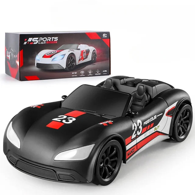 2.4G Convertible Spray Children's Remote Control Car Transverse Drift Electric Remote Control Toy Stunt Sports Car Children Toy