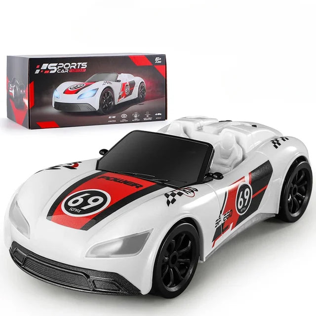 2.4G Convertible Spray Children's Remote Control Car Transverse Drift Electric Remote Control Toy Stunt Sports Car Children Toy