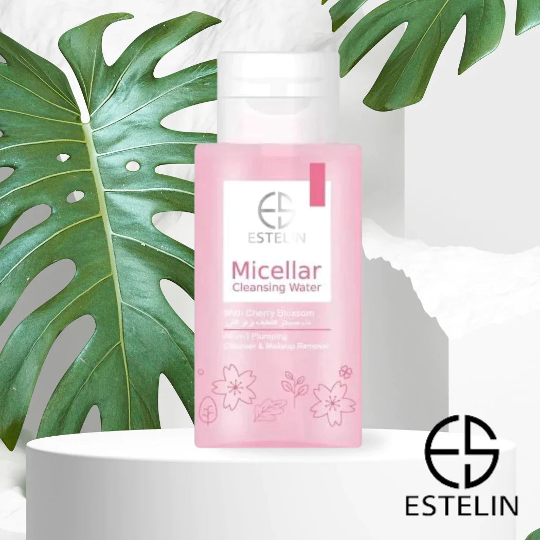Estelin Micellar Cleansing Water With Cherry Bossom - 300ml