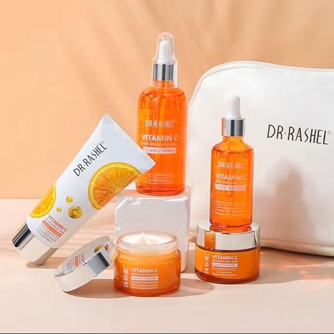 DR. RASHEL Vitamin C Set For Skin Lightening And Anti Aging 5 Pieces