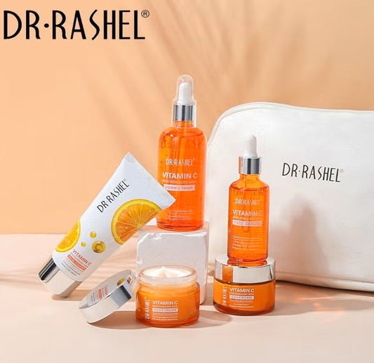 DR. RASHEL Vitamin C Set For Skin Lightening And Anti Aging 5 Pieces