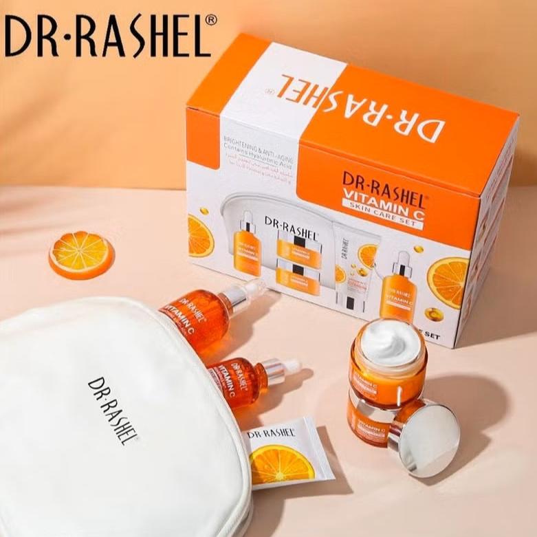 DR. RASHEL Vitamin C Set For Skin Lightening And Anti Aging 5 Pieces