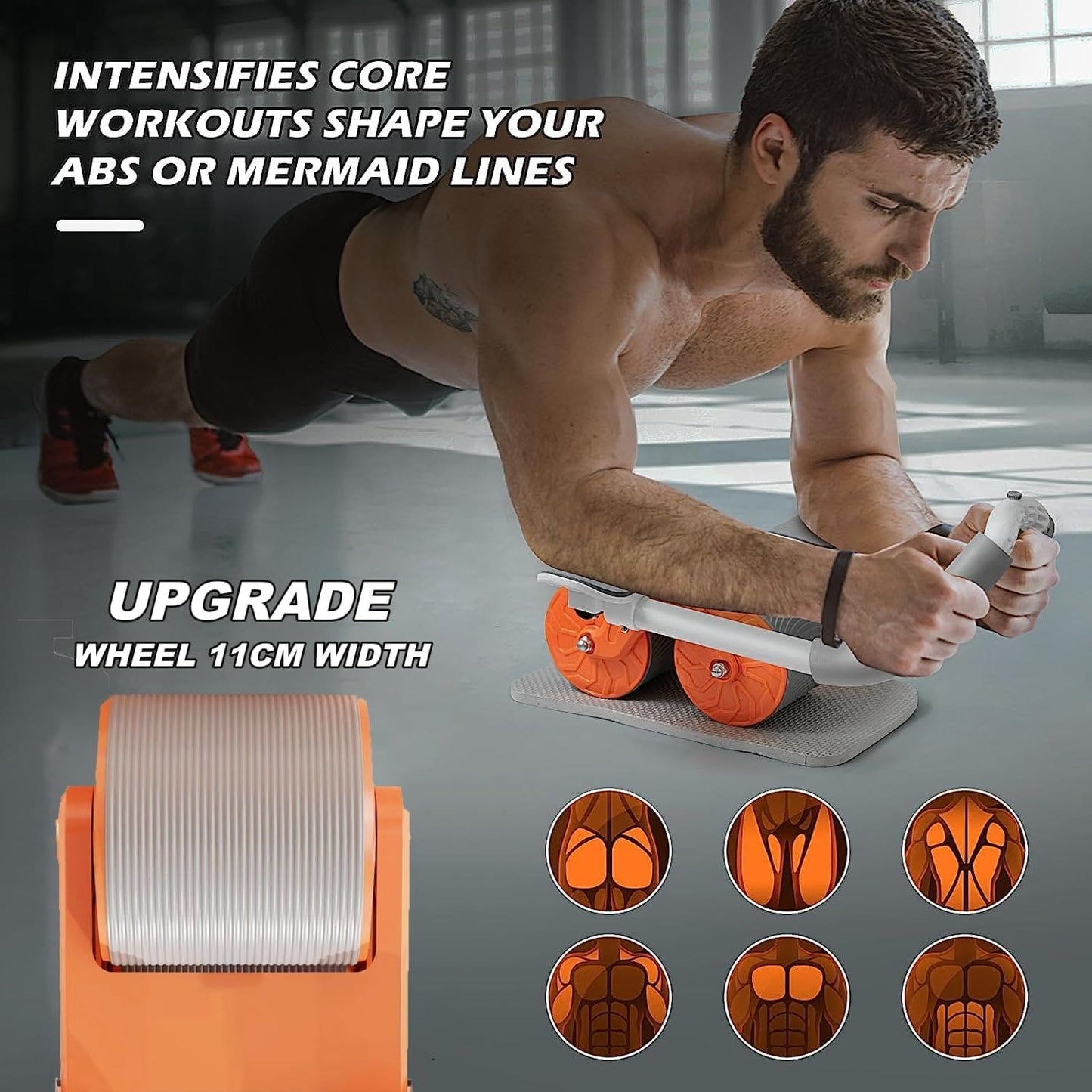 Portable and Eco-Friendly Ab Roller - Sculpt Your Perfect Ab Line Today!