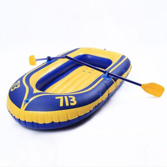 Inflatable Two-Man Boat 713 For Indoor And Outdoor Use Contents One Set - Multi Color