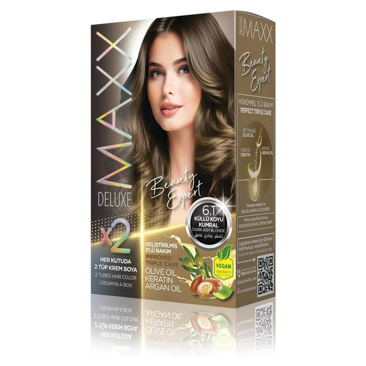 MAXXHAIR COLOUR 6.1 DARK ASH BLONDE