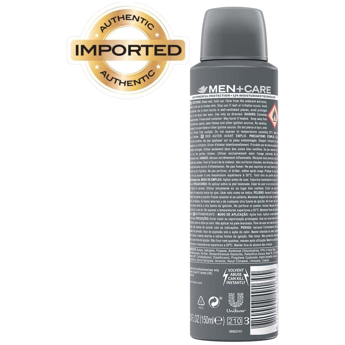 DOVE MEN SPORT ACTIVE CARE 150ML