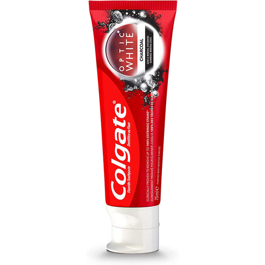 COLGATE OPTIC WHITE CHARCOAL 75ML