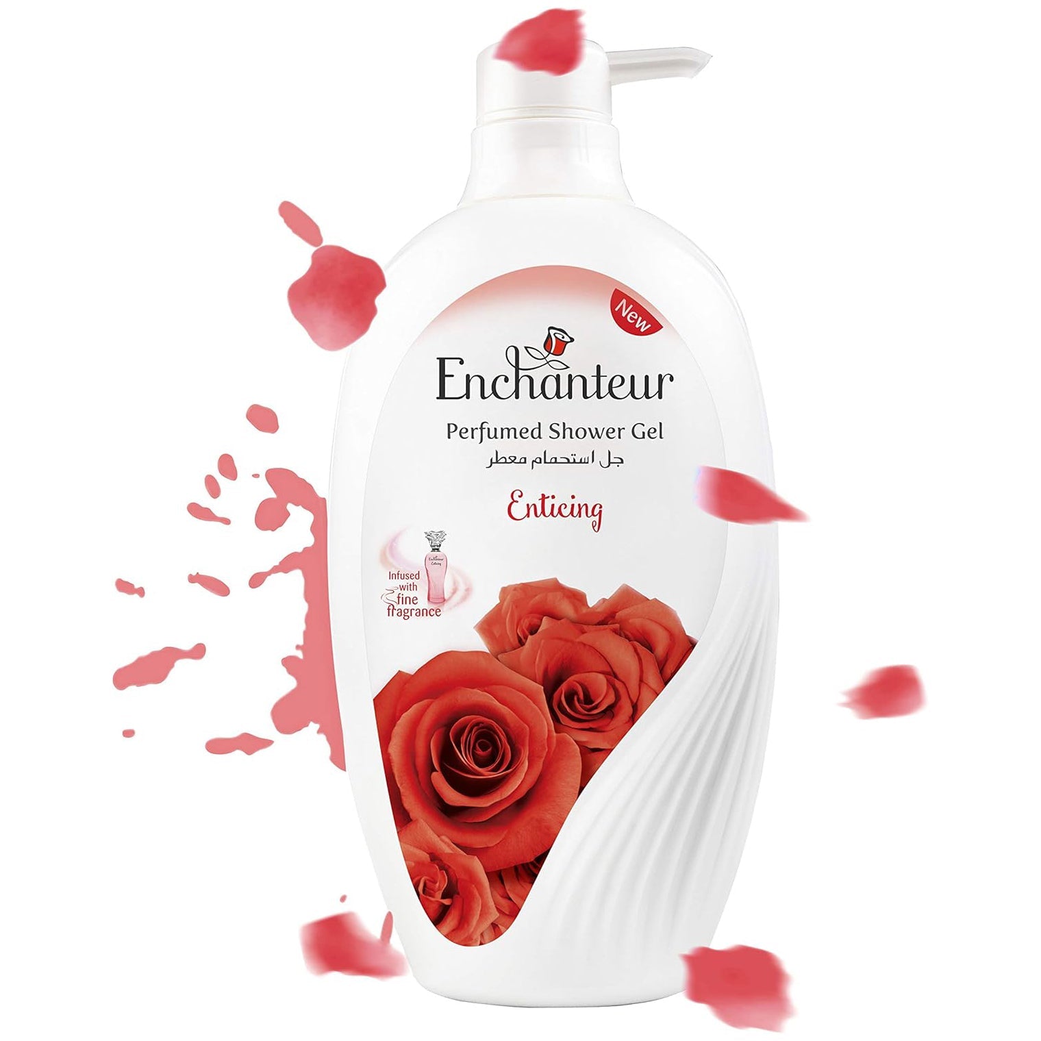 Enchanteur Enticing Shower Gel, Shower Experience With Fine Floral Fragrance, 550ml
