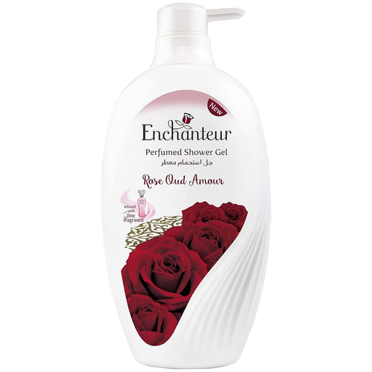 Enchanteur Rose Oud Amour Shower Gel,550Ml
