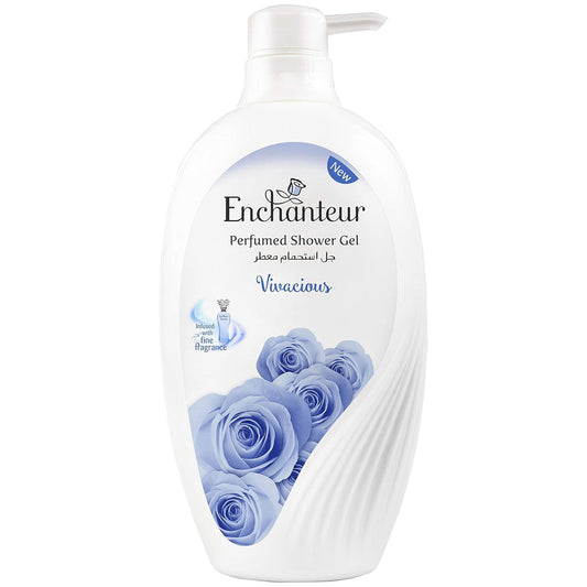EnchantEUr VivacioUS Shower Gel, Shower Experience With Fine Floral Fragrance, 550Ml
