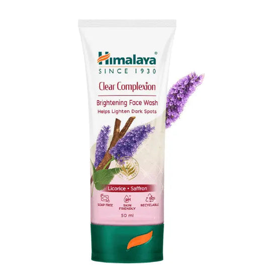 himalaya clear complexion brightening face wash