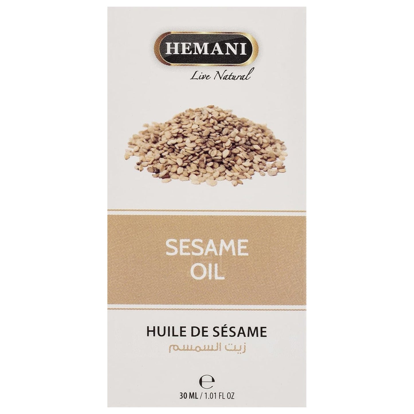 Hemani Sesame Oil-30 Ml, 100% Rich In Vitamin, Shows Antiviral Property, Maintain Cholesterol Level, Useful For Sinuses And Migraines