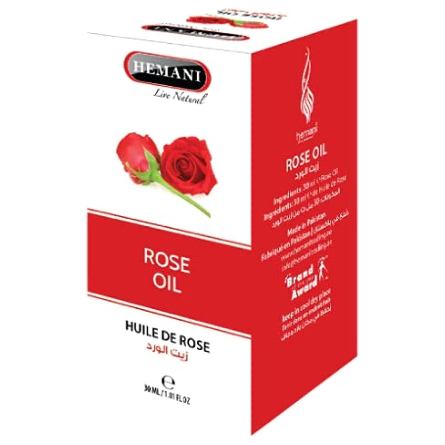 Hemani Rose Oil, 30 ml