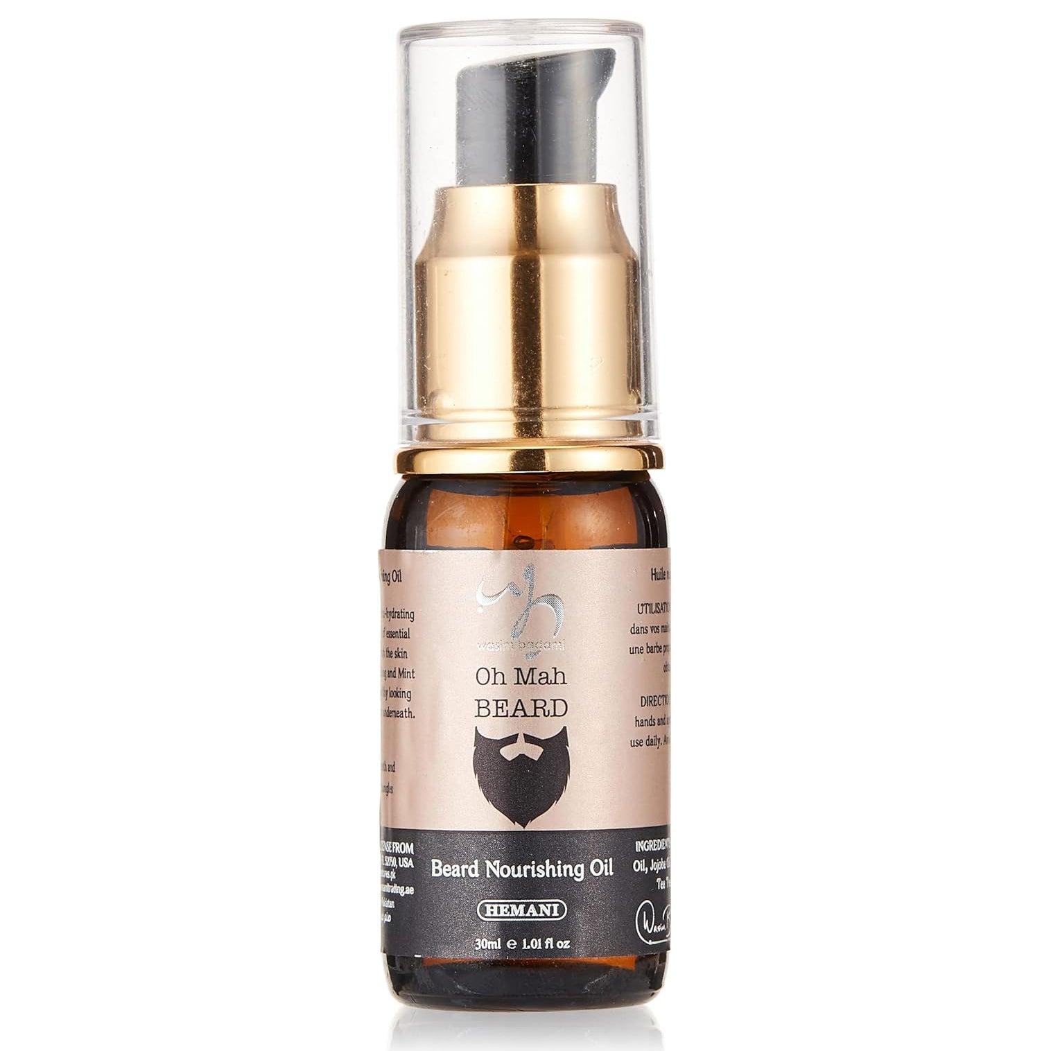 Hemani Oh Mah Beard Nourishing Oil, 30 ml