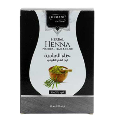 HEMANI NATURAL HENNA BLACK 60G