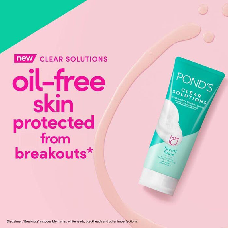 PONDS CLEAR SOLUTIONS FACE WASH 100ML