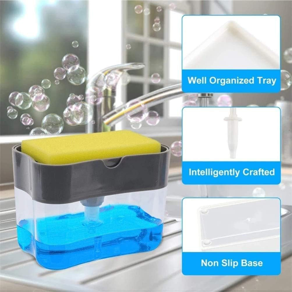 SOAP PUMP& SPONGE CADDY