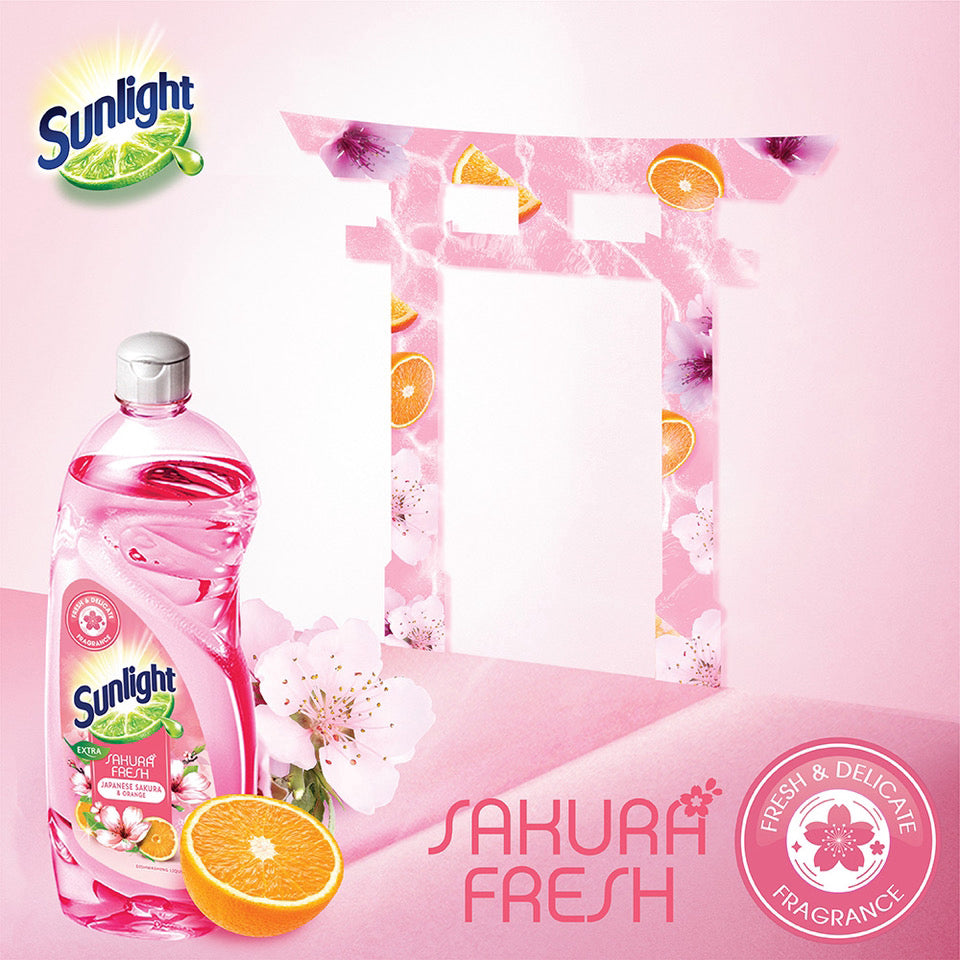 SUNLIGHT SAKURA DISH WASH 800ML