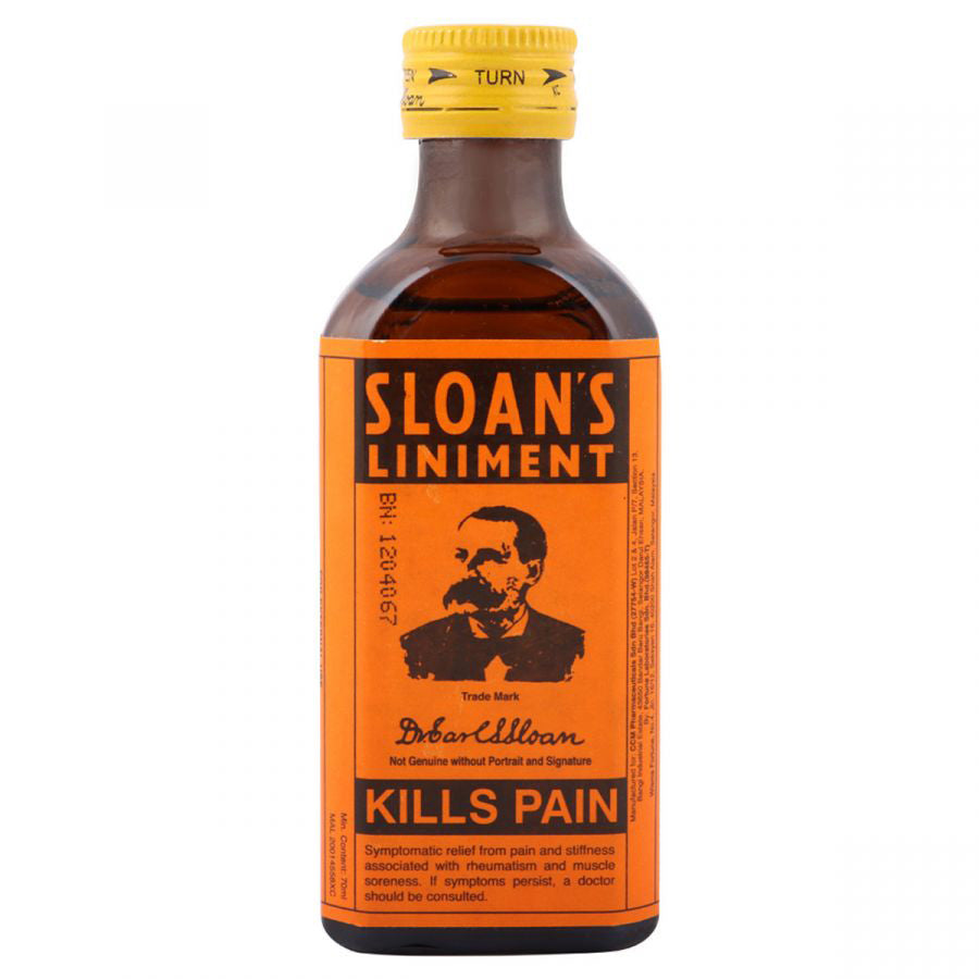 Sloan's Liniment Kills Pain Symptomatic Relief From Pain 70ml