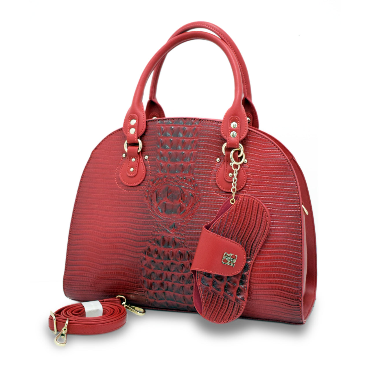 CANARLISA LADIES HANDBAG - KP-8706 - RED