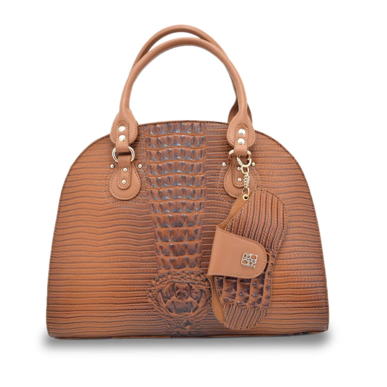 CANARLISA LADIES HANDBAG - KP-8706 - BROWN