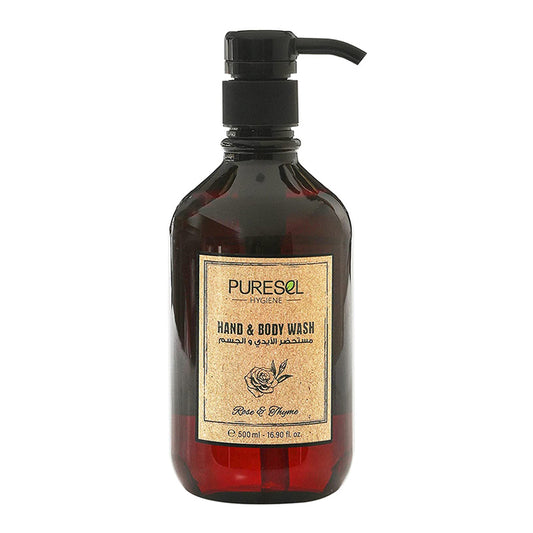 Puresel Rose & Thyme Hand & Body Wash, 500ml