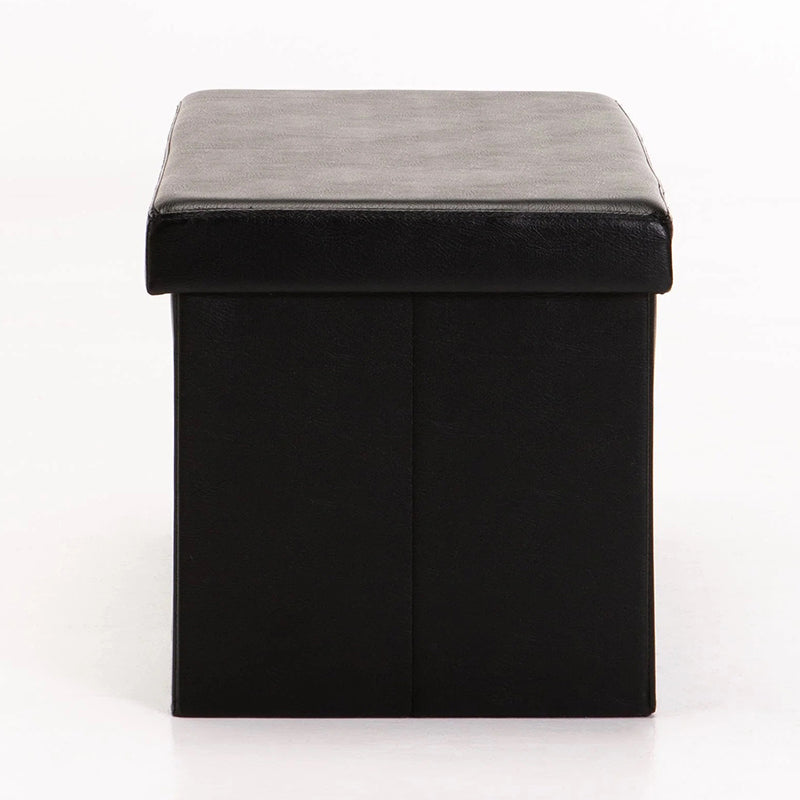 OTTOMAN STORAGE BOX - BLACK - 76* 37.5* 37.5 CM