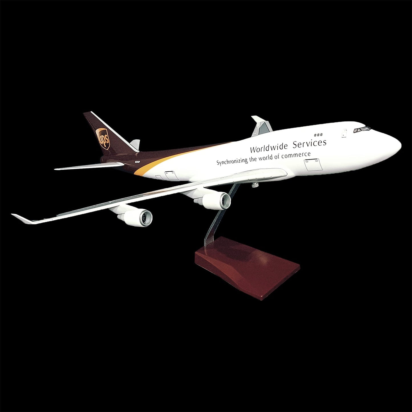 Ups Airplane Model Building White,black 45cm