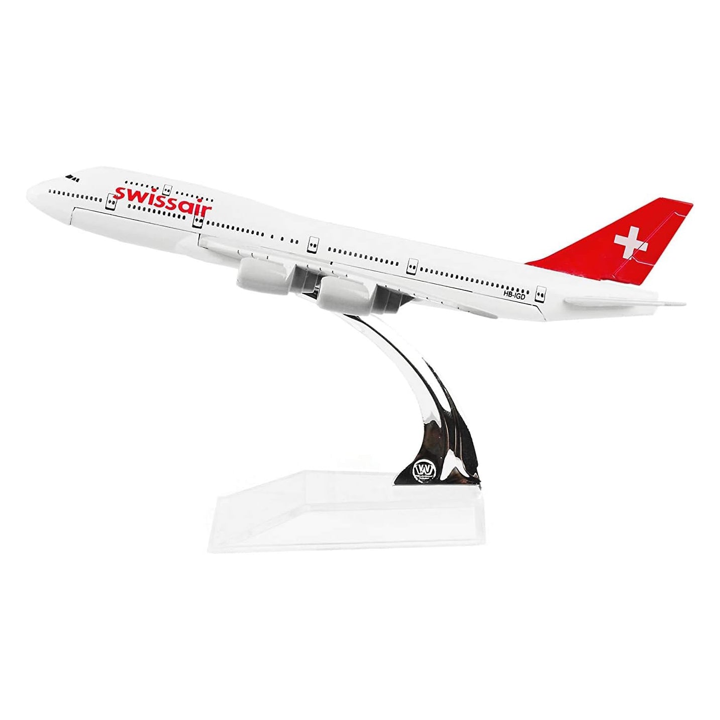 Swiss air Boeing 747 16 cm Diecast Alloy Metal Aircraft Aeroplane Model