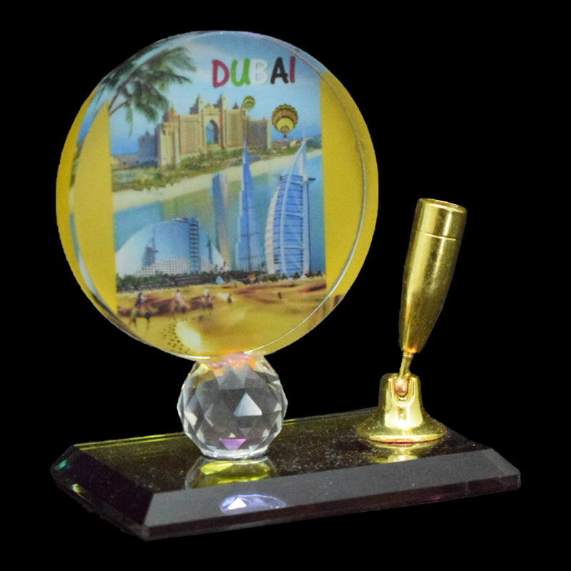 CRYSTAL DUBAI PEN STAND | DIMENSIONS: 8.5 * 7.5 * 4.5 CM