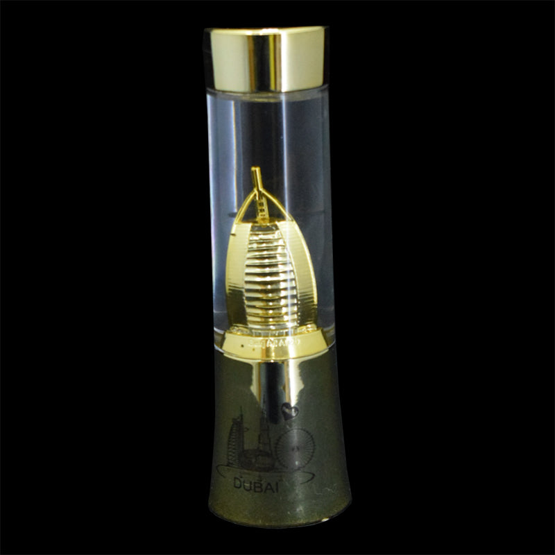 BURJ AL ARAB GOLDEN GLITTER LAMP - GOLDEN - 3.5 * 3.5 * 13 CM