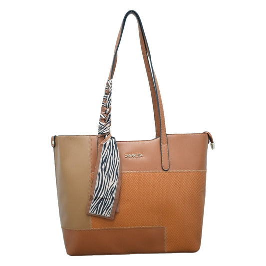 CANARLISA LADIES HANDBAG BROWN