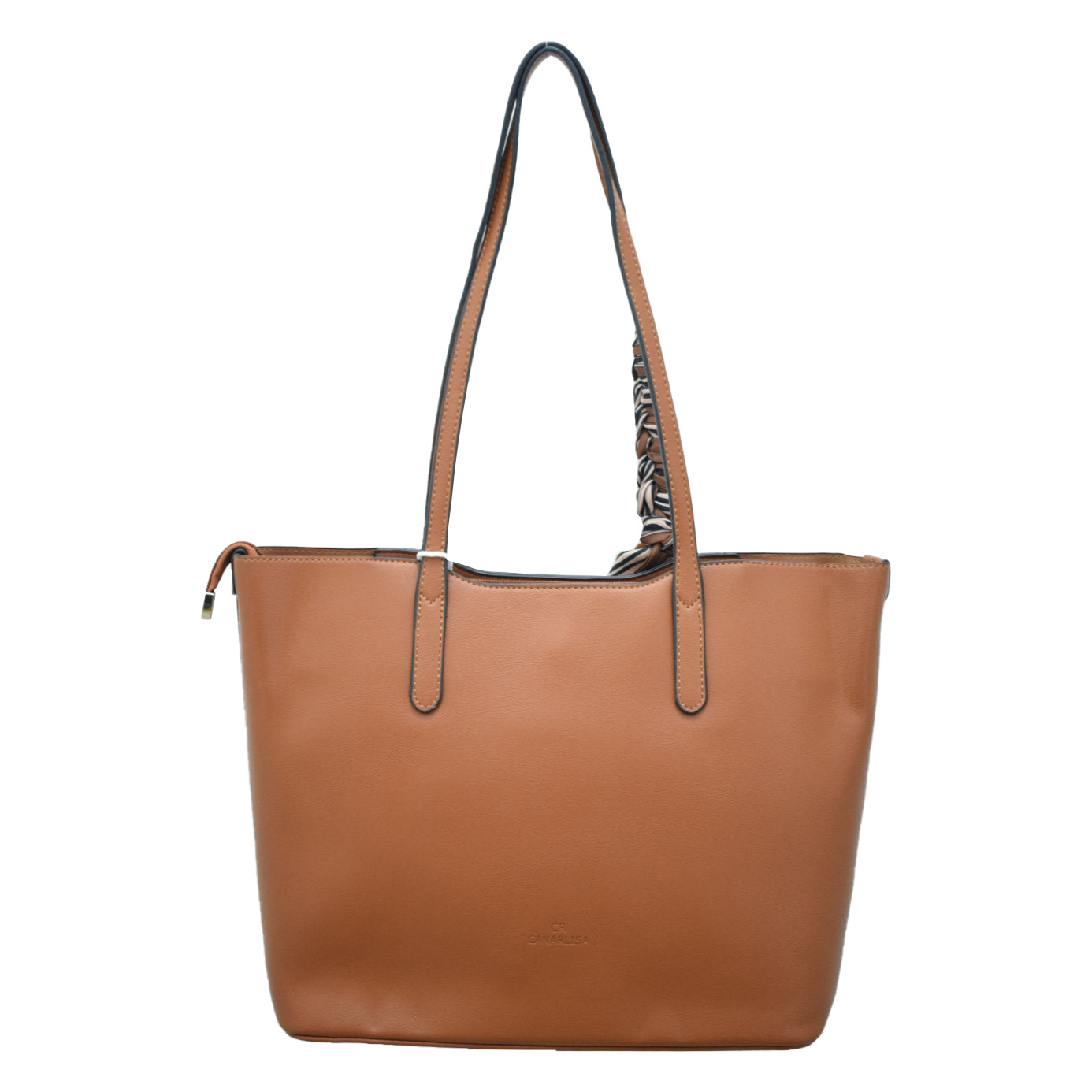 CANARLISA LADIES HANDBAG BROWN