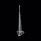 Burj Khalifa 3D laser engraved etched crystal Dimenssions: 58 * 13 * 12 CM