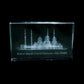 Sheikh Zayed Grand Mosque 3d laser engraved Crystal Dimensions: 6.5 * 10 CM
