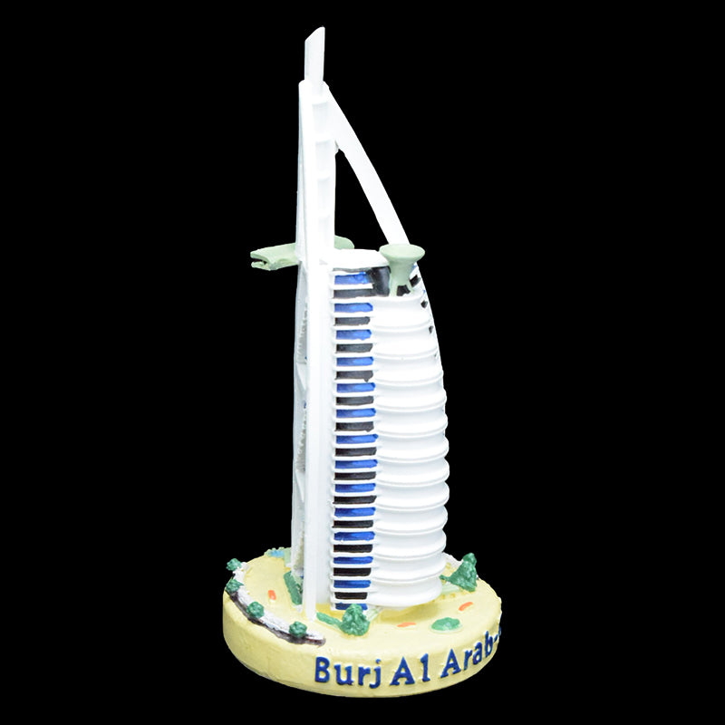 AMAZING BURJ AL ARAB 3D LASER ENGRAVED ETCHED POLYRESIN SOUVENIR | DIMENSIONS: 18 * 8 * 8 CM