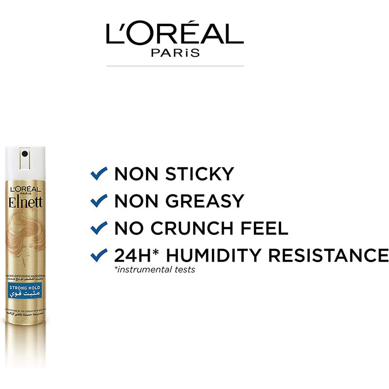 L'Oreal Paris Elnett Strong Hold Hair Spray 75ML