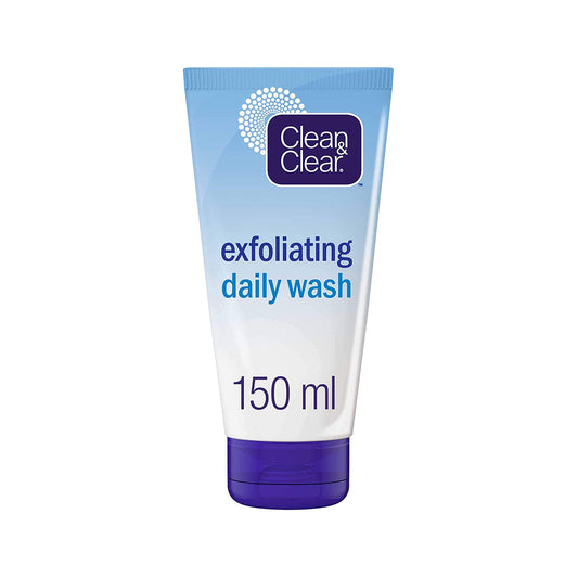 CLEAN & CLEAR Daily face Wash, Exfoliating, 150ml