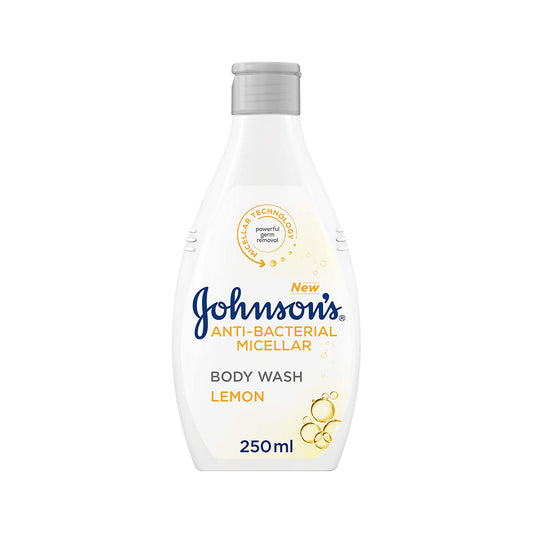 Johnson'S Body Wash, Anti-Bacterial Micellar, Lemon, 250 ml