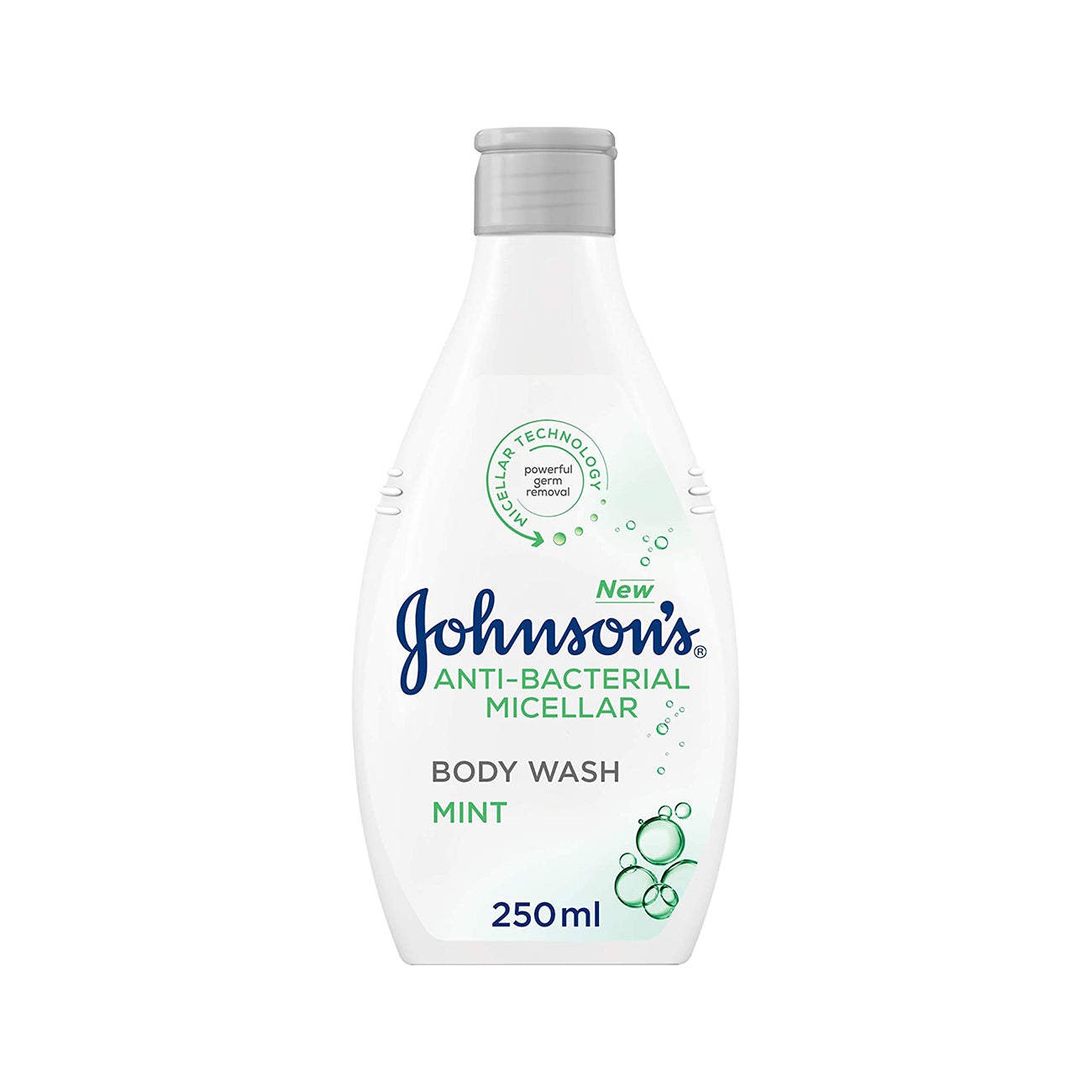 Johnson'S Body Wash, Anti-Bacterial Micellar, Mint, 250 Ml