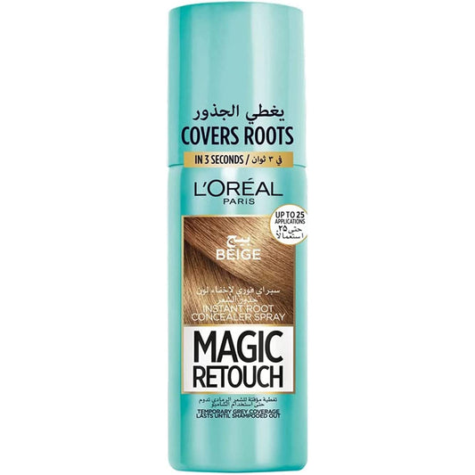 loreal-magic-retouch-beige-75mlL'Oreal Paris Magic Retouch, Instant Root Concealer Spray, Beige, 75 ml