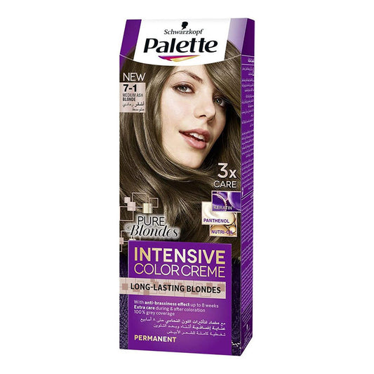 Schwarzkopf Palette Intensive Color Creme 7-1 Cool Middle Blonde