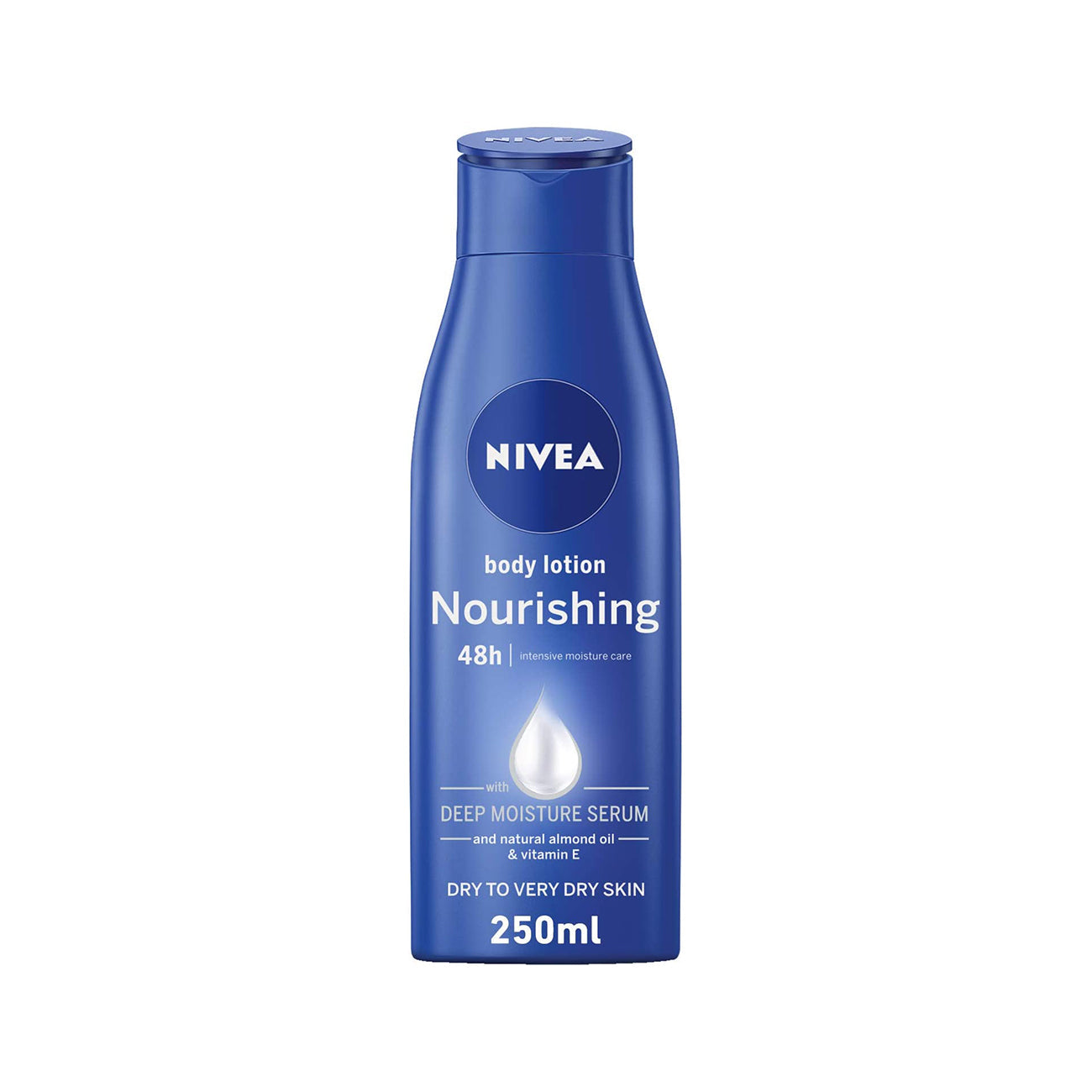 NIVEA Body Lotion Extra Dry Skin, Nourishing Almond Oil & Vitamin E, 250ml