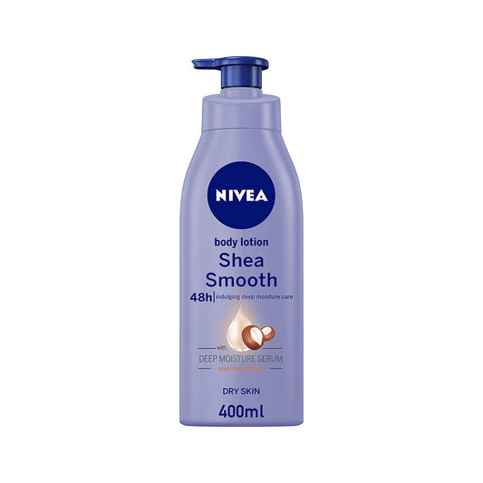 NIVEA Body Lotion Dry Skin, Shea Smooth Shea Butter, 400ml