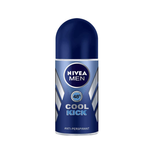 NIVEA MEN Deodorant Roll-on for Men, Cool Kick Fresh Scent, 50ml